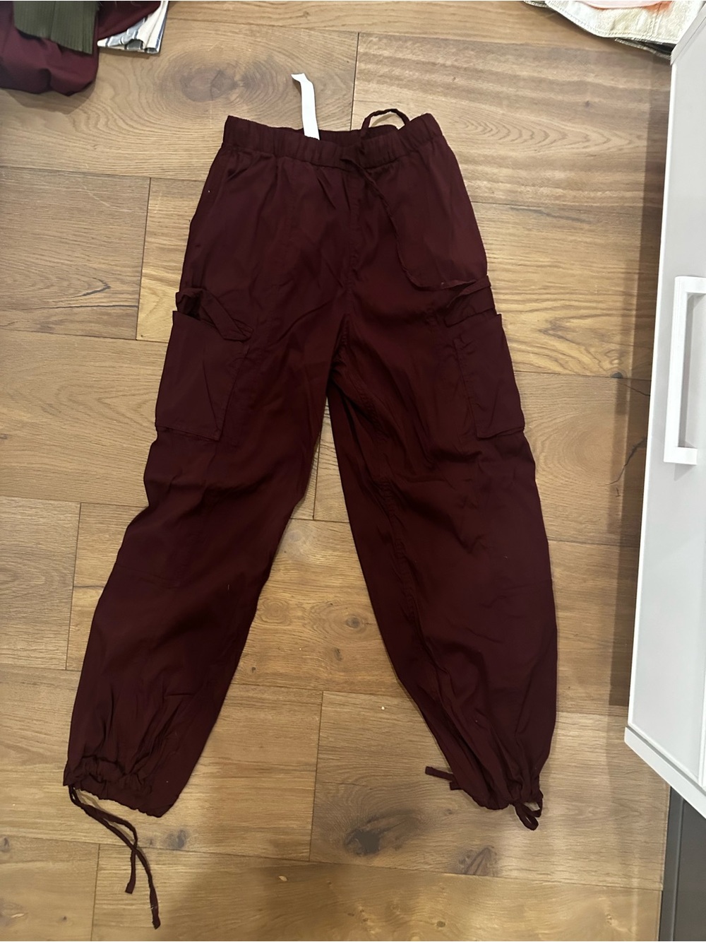 lululemon athletica Burgundy Cargo Jogger Pants